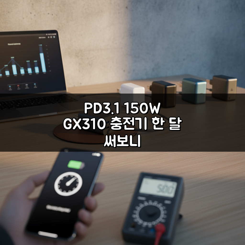 PD3.1 150W GX310 충전기 한 달 써보니