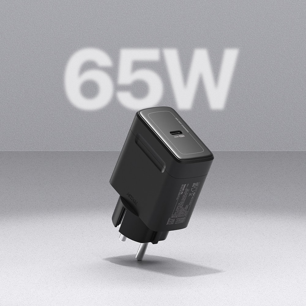 PD 3.2 65W AVS GaN 접지 초고속 충전기 GB651 블랙 상세 이미지 2