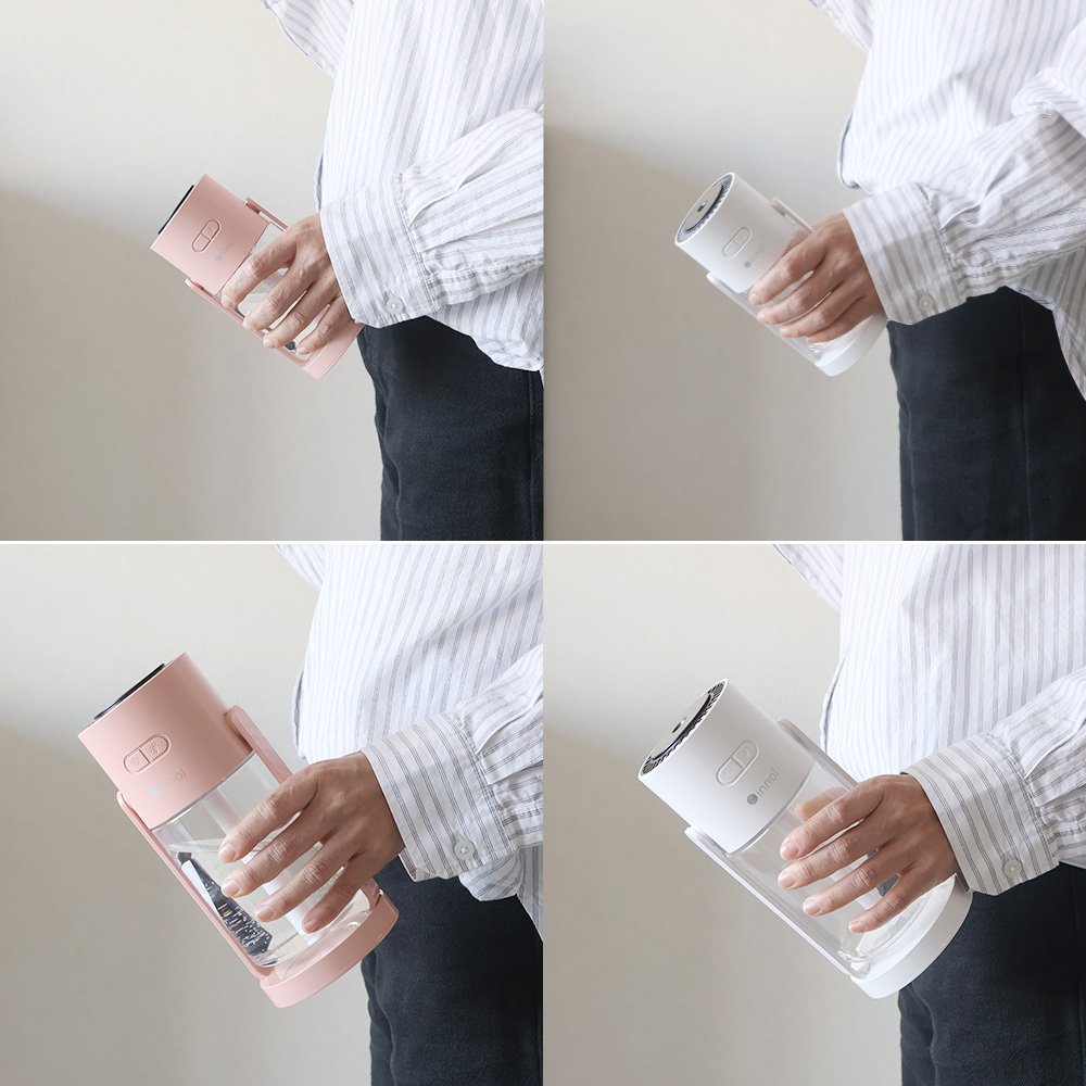 이놀 스윙미스트 각도조절 미니가습기 600ml 무소음 세척편한 책상 탁상용 소형 아기방 상세 이미지 2