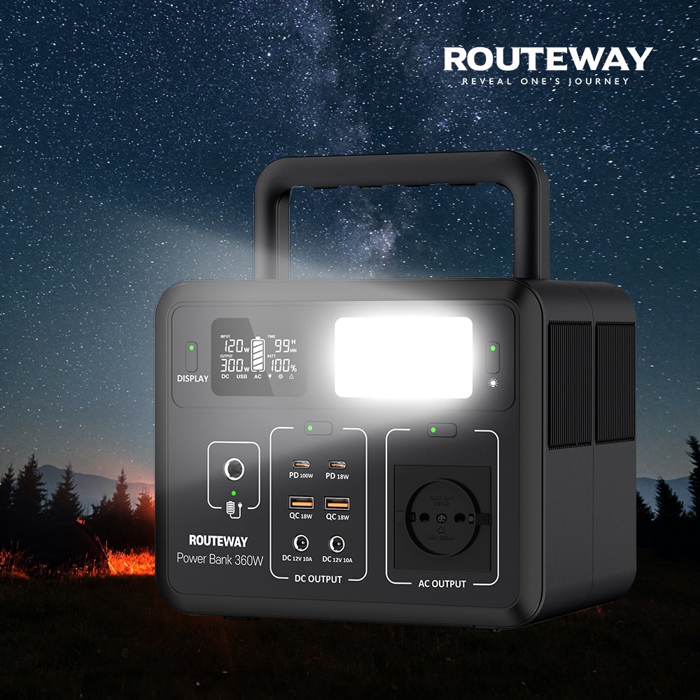 루트웨이 파워뱅크 PB360W 캠핑용 파워뱅크 19.2V 15000mAh 차박낚시용 상세 이미지 2