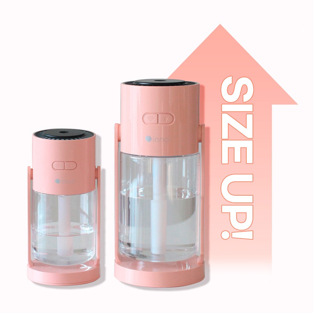 이놀 스윙미스트 각도조절 미니가습기 600ml 무소음 세척편한 책상 탁상용 소형 아기방 상세 이미지 2