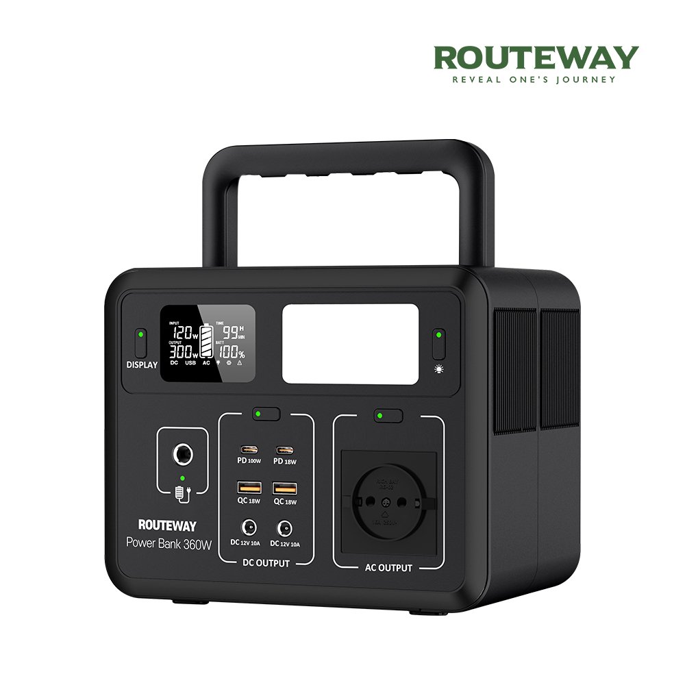 루트웨이 파워뱅크 PB360W 캠핑용 파워뱅크 19.2V 15000mAh 차박낚시용 상세 이미지 1