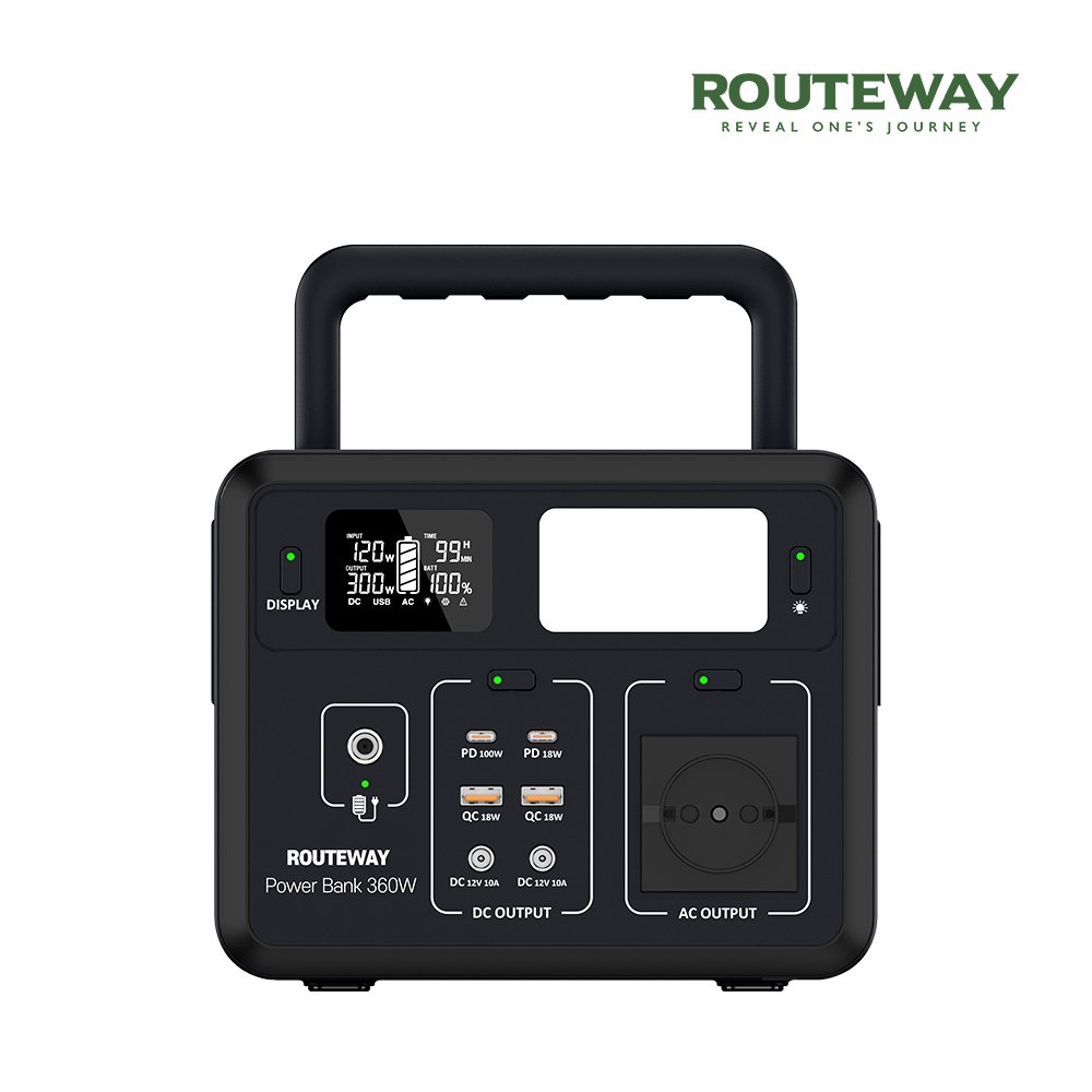 루트웨이 파워뱅크 PB360W 캠핑용 파워뱅크 19.2V 15000mAh 차박낚시용 상세 이미지 1