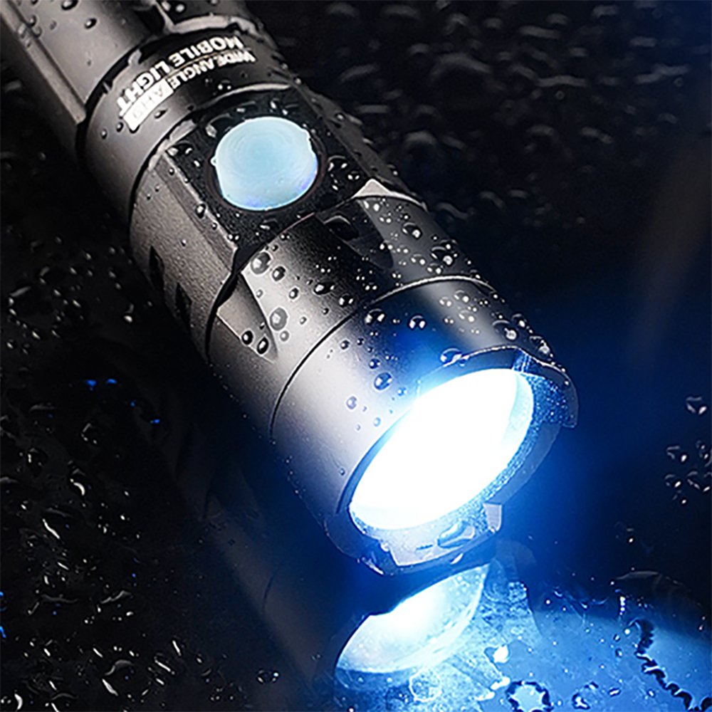 초고광도 랜턴 충전식 USB 다기능 led 손전등 휴대용 후레쉬 써치라이트 상세 이미지 1