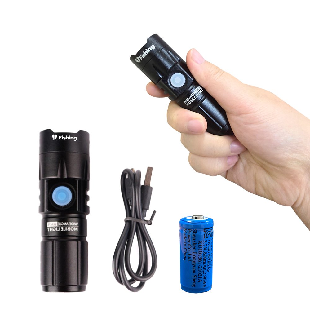 초고광도 랜턴 충전식 USB 다기능 led 손전등 휴대용 후레쉬 써치라이트 상세 이미지 2