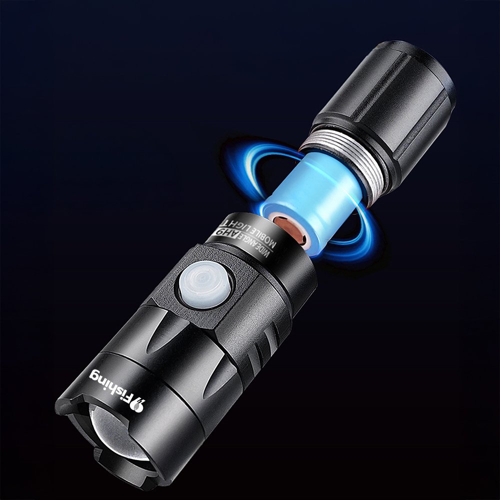 초고광도 랜턴 충전식 USB 다기능 led 손전등 휴대용 후레쉬 써치라이트 상세 이미지 1