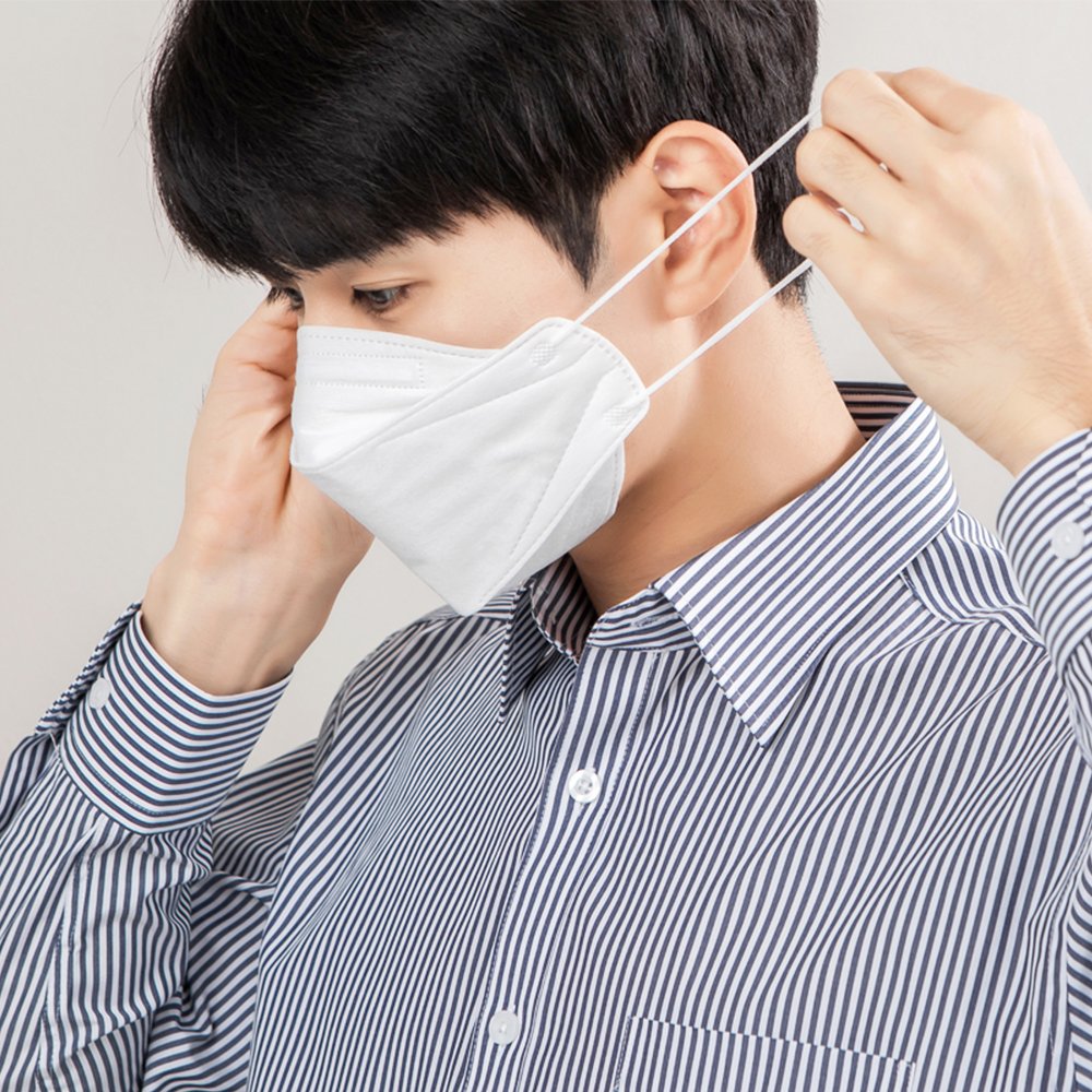 닥터퓨리 KF94 황사마스크 대형 개별포장 초록색, 40개 상세 이미지 2