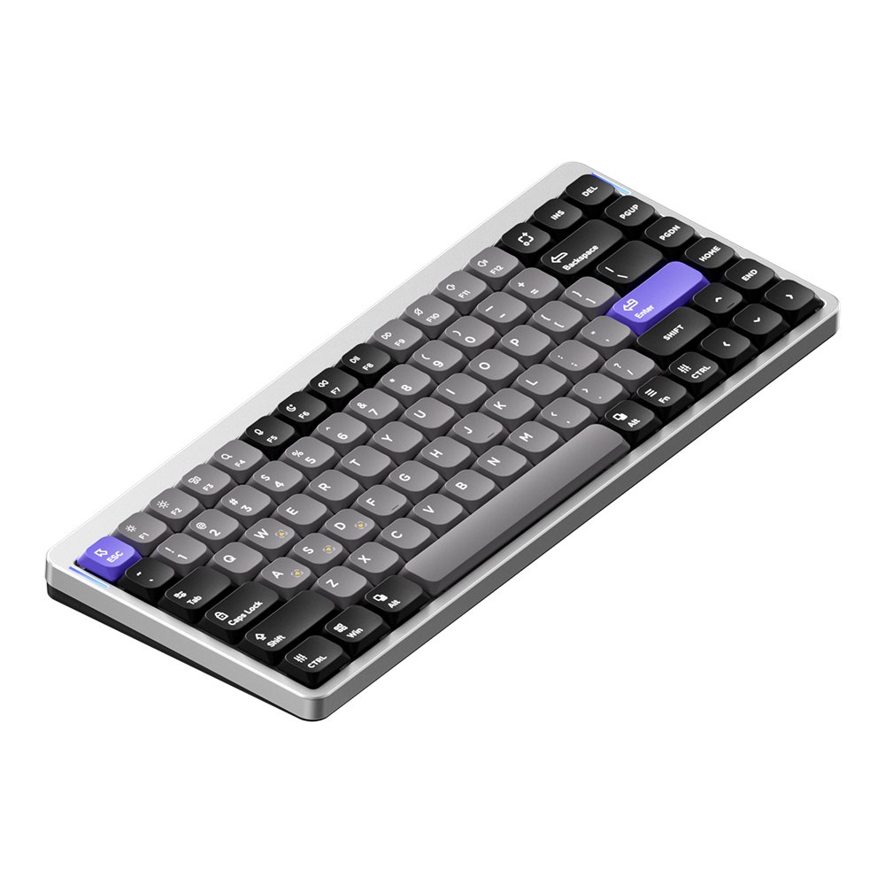 NUPHY AIR75 HE 기계식키보드 래피드 트리거 게이밍 스페이스 실버, 자석축(제이드) 상세 이미지 1